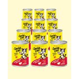 Smile Cat Konserve Yetişkin Kedi 400 gr Kuzulu Mama 12 Adet