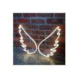 SMİLE CONCEPT Melek Kanadı - Kelebek - Neon Led Dekoratif Duvar Yazısı Aydınlatması Gece Lambası
