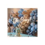 SMİLE CONCEPT Oh Baby -Neon Led Dekoratif Duvar Yazısı Tabelası Aydınlatması Gece Lambası Smc-1042