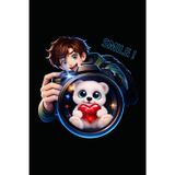 Smile For The Camera: A Cute Bear in the Camera Lens Blank Notebook for Notes and Writing