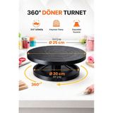 Smile3D 25 cm Turnet Seramik Heykel Ve Pasta