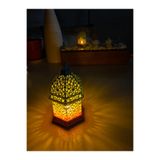 smilechild Dekoratif Tealight Fener Led Aydınlatmalı Mumluk Led Mum Dahildir 1 Adet Gönderilecektir