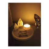 Smilechild Home Sunumluk 2 li Ev ve Mumluk 5 li Set SUNUMLUK 15 CM Led Mum Dahildir Yılbaşı Sevgililer Günü