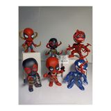 smilechild ÖRÜMCEK ADAM VENOM DEADPOOL 6'LI SET SPİDERMEN KARAKTER FİGÜR OYUNCAK 10 cm