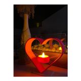 Smilechild Sevgililer Günü Kalp Led Işık Dekoratif Aydınlatma Pembe 15 cm [led mum dahildir]