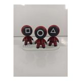 Smilechild Squid Game Asker Figürü Oyuncak 3 Lü Set 10 Cm