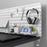 Smilesepet Smile Sepet Çok Amaçlı Organizatör Set Metal Ayak Bağlantı ( 52 cm x 36 cm ) - Beyaz
