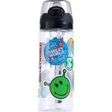 Smiley Çok Renkli Çocuk Matarası 24666-SMILEY 500ML Plastık Matara