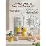 Smileyes Smile Yes 1-5 Yaş Ultra Soft Bebek ve Çocuk Diş Fırçası Dinozor Serisi - Sarı