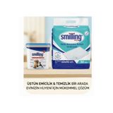 smilling ped Pet Hijyen Seti"evcil hayvanlar için tasarlanmış bir set (Yatak Koruyucu Örtü/Çiş Pedi + Temizleme Mendili)