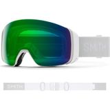 Smith 4d Mag Beyaz Chromapop Everyday Green Goggle +Bonus Lens Unisex Kayak Gözlüğü