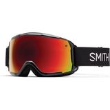 Smith Grom Goggle Black Red Sol-X Mirror Lens Unisex Çocuk Kayak Gözlüğü
