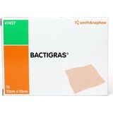 Smith & Nephew Bactigras Klorheksidin Tül Yara Örtüsü 10X10 cm | Antiseptik Yanık & Yara Bakım Pedi | Steril Parafin Gazlı Bez