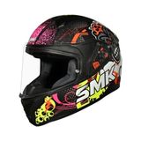 Smk Kask Smk Bionic Chimpz Kapalı Çocuk Kask MA267 - Çok Renkli