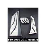 SML Dizayn Bmw F10 Ayak Gaz Fren Pedalı Pedal Seti Kromlu 3 Parça 2010-2017