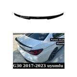 SML Dizayn Bmw G30 M4 Spoiler 2017-2023 Parlak Siyah G30 Bagaj-Üstü-Spoyler-Spoylır-Çıta