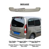 SML Dizayn Citroen Berlingo 2009-2024 için Bagaj Üzeri Tavan Spoiler-Spoyler-Çıta-Rüzgarlık-Kanat BOYASIZ