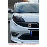 SML Dizayn Fiat Doblo 4 Ön Ek 2015 Üzeri (PLASTİK) Ön Karlık, Doblo D4 Ön Tampon Ek Lip