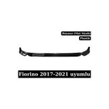 SML Dizayn Fiat Fiorino (2017-2021) Uyumlu Ön Tampon Eki - Boyasız Mat Siyah Plastik Karlık Lip