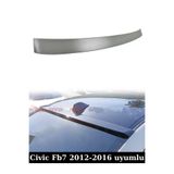 SML Dizayn Honda Civic Fb7 Arka Cam üstü Spoiler Tavan Spoyler Çıta Boyasız 2012-2016 Plastik