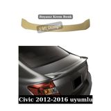 SML Dizayn Honda Civic Fb7 Spoiler Spoyler 2012-2016 Boyasız Plastik Fb7 Bagaj-Üstü-Spoyler-Çıta