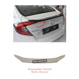 SML Dizayn Honda Civic Fc5 (2016-2021) Anatomik Spoiler (Plastik) BOYASIZ Civic Fc5 Bagaj Üstü Spoiler-Spoyler