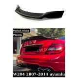 SML Dizayn Mercedes W204 Psm Spoiler Bagaj Üstü Spoyler Çıta 2007-2014 Parlak Siyah Plastik