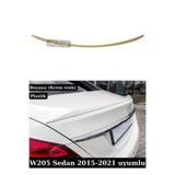 SML Dizayn Mercedes W205 C63 Spoiler Bagaj Üstü Spoyler Çıta 2015-2021 4 Kapı uyumlu Boyasız Plastik