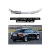 SML Dizayn Renault Fluence Spoiler Bagaj üstü Yarasa Spoyler Spoylır Boyasız Plastik 2009-2016