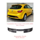 SML Dizayn Seat ibiza Coupe (Tek Kapı) 2008-2017 Yarasa Spoiler (Plastik) BOYASIZ ibiza Spoiler-Spoyler-Kanat