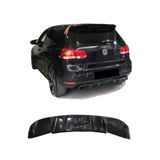 SML Dizayn Volkswagen Golf 6 Uyumlu Difüzör Plastik Golf 6 Rieger Arka-difizör-bodykit-ek Parlak Siyah