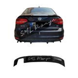 SML Dizayn Volkswagen Jetta Makyajlı Difüzör 2014-2015-2016-2017 (PLASTİK) Jetta Arka-bodykit-difizör-ek