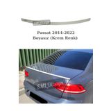 SML Dizayn Volkswagen Passat B8-8.5 Spoiler Bagaj Üstü Spoyler Çıta 2014-2022 BOYASIZ Plastik