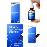 SML Farmafa İyodex İyot & Selenyum Damlası Lugol %2 W/v – 30 ml 600 Damla Şeffaf Renk - Aromasız