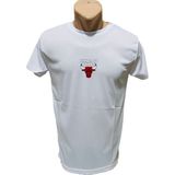 Sml Tekstil Beyaz Chicago Bulls Tişört