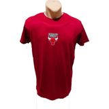 Sml Tekstil Bordo Chicago Bulls Tişört - XL