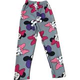 Sml Tekstil Minnie Baskılı Gri Kız Çocuk Yazlık Tayt - 5 - 6 Yaş