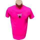 Sml Tekstil Pembe Chicago Bulls Tişört - 2XL