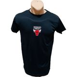 Sml Tekstil Siyah Chicago Bulls Tişört - 2XL