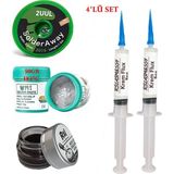 Smnr Best Krem Lehim 183°C 50GR Havya Uc Temizleyici Flux Lehim Toplama 2uul-2,0mm Lehim Emme Teli SETI07