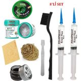 Smnr Best Krem Lehim 183°C 50GR Havya Uc Temizleyici Flux Lehim Toplama 2uul-2,0mm Lehim Emme Teli Spatula Seti TK06