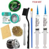 Smnr Best Krem Lehim 183°C 50GR Havya Uc Temizleyici Flux Lehim Toplama 2uul-2,0mm Lehim Emme Teli Spatula SETI03