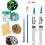 Smnr Best Krem Lehim 183°C 50GR Havya Uc Temizleyici Flux Lehim Toplama 2uul-2,0mm Lehim Emme Teli Spatula SETTK02