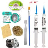 Smnr Best Krem Lehim 183°C 50GR Havya Uc Temizleyici Flux Lehim Toplama Cp-1,5mm Lehim Emme Teli Spatula Seti1 TK03