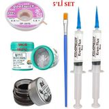 Smnr Best Krem Lehim 183°C 50GR Havya Uc Temizleyici Flux Lehim Toplama Cp-2,0mm Lehim Emme Teli Fırça SETI02