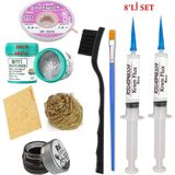 Smnr Best Krem Lehim 183°C 50GR Havya Uc Temizleyici Flux Lehim Toplama Cp-2,0mm Lehim Emme Teli Yardımcı SETI04