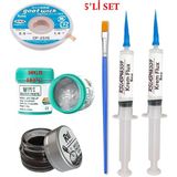 Smnr Best Krem Lehim 183°C 50GR Havya Uc Temizleyici Flux Lehim Toplama Cp-2,5mm Lehim Emme Teli Fırça SETI02