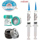 Smnr Best Krem Lehim 183°C 50GR Havya Uc Temizleyici Flux Lehim Toplama Cp-2,5mm Lehim Emme Teli SETI04