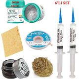 Smnr Best Krem Lehim 183°C 50GR Havya Uc Temizleyici Flux Lehim Toplama Cp-2,5mm Lehim Emme Teli Seti1 TK05