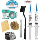 Smnr Best Krem Lehim 183°C 50GR Havya Uc Temizleyici Flux Lehim Toplama Cp-2,5mm Lehim Emme Teli Spatula Seti TK05